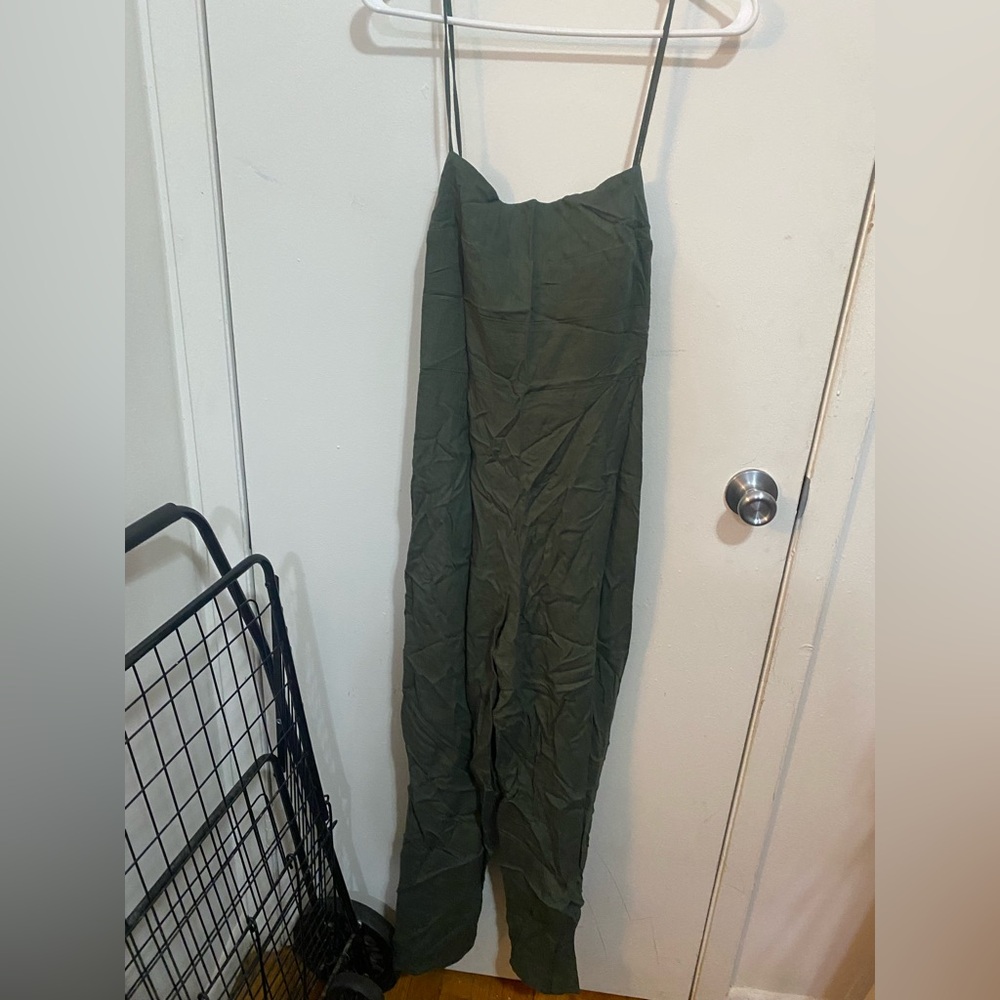 Olive Green Jumpsuit